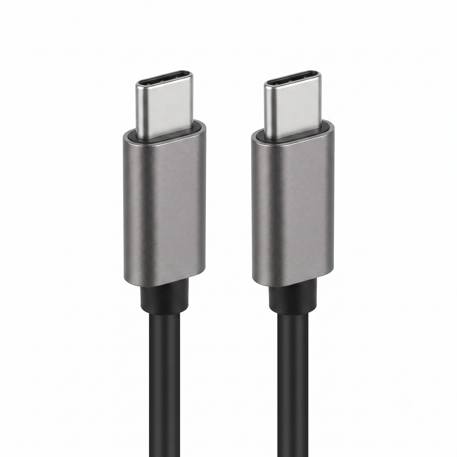 Cablu USB 3.2 Type-C la Type-C, 100W, 10Gbps, 4K 60Hz, 20V/5A, încărcare rapidă, împletit din nailon, conectori în unghi de 180° - 180°, compatibil Samsung S23, S22, S21, iPad Pro, Air, MacBook
